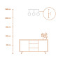 LED Светильник подвесной 20W 220V 1300lm 3000K 660x52x1210mm [4058075838666] Ledvance DECOR CIRCLE 3XPEND LN
