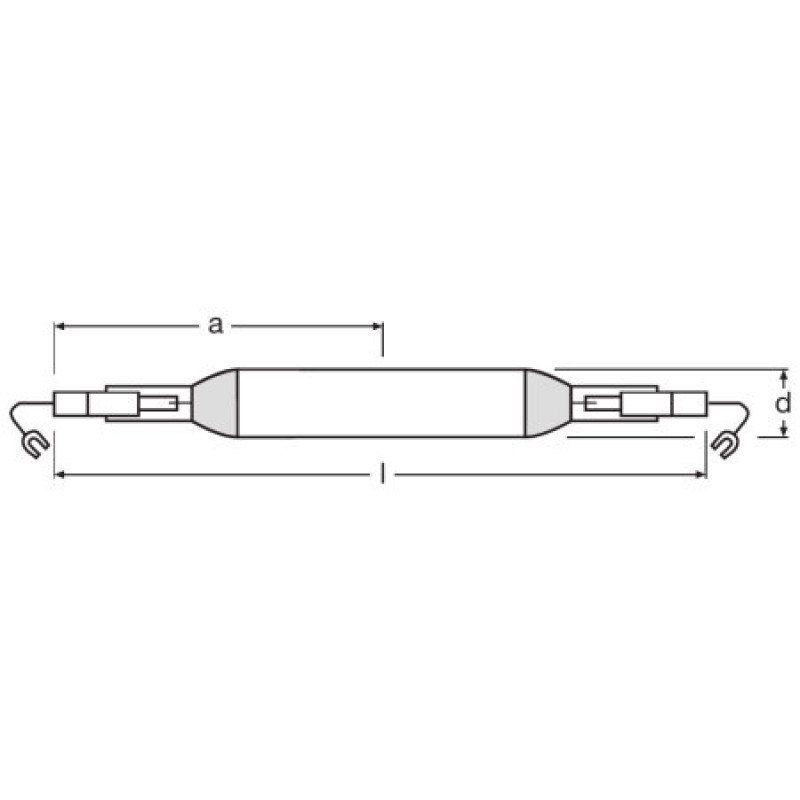 Лампа металогалогенна 2000W 200V 230000lm 4100K K12s-36 274x40mm трубчата [4008321530660] OSRAM POWERSTAR