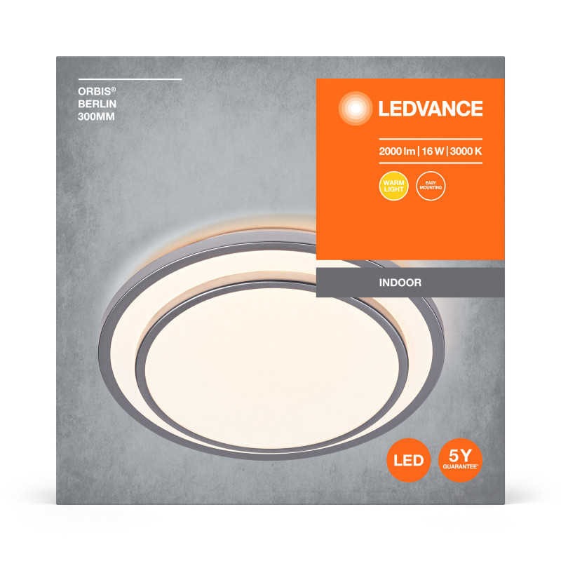 LED Светильник накладной 16W 220V 1000-2000lm 3000K 65х293mm [4058075829305] LEDVANCE ORBIS BERLIN
