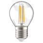 Лампа светодиодная филаментная 5W 220V 600lm 3000К E27 79x45mm шар [LLF-G45-5-230-30-E27-CL] 360° УЕК