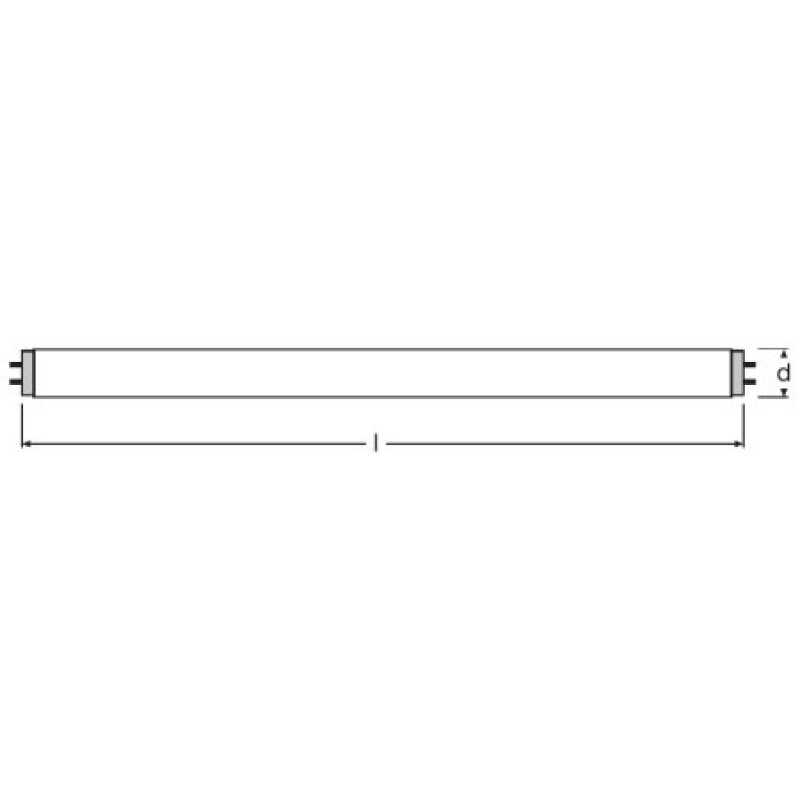 Лампа трубка люминесцентная 58W 110V 2850lm 3500K G13 1514x26mm [4050300010533] OSRAM NATURA T8