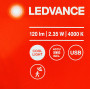 Светильник 2.35W 5V 120lm 4000K 1200mAh 270х47х15mm [4058075504363] LEDVANCE LINEARLED MOBILE HANGER