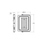 Прожектор LED 30W 230V 2550 6500K IP65 113x28x86,5mm [4262380663374] LED-FL-30(B) EUROLAMP