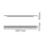 Cветильник LED линейный 105W 220V 16275lm 4000K DIM 1527x76x117mm подвесной [4058075676381] Ledvance LB FLEX BP 1500 DALI P