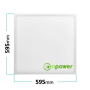 Светодиодная панель Enpower 595х595mm 4000K 3000lm 36W с блоком питания [ENP-3640-6060] LED Slim Panel
