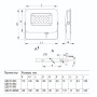 Прожектор LED 20W 230V 2100lm IP65 28x150x144mm серый [LPDO7R-01-20-K03] УЕК СДО 07-20R red
