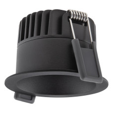 Светильник точечный 8W 220V 640lm 2700K ⌀81mm DIM IP44 черный [4099854000164] Ledvance SP DK FIX P