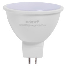 Лампа LED 6W 220V 600lm 4000K G5.3 50x50mm рефлекторная [l0650633] E.NEXT e.LED.lamp.G5,3.6.4000