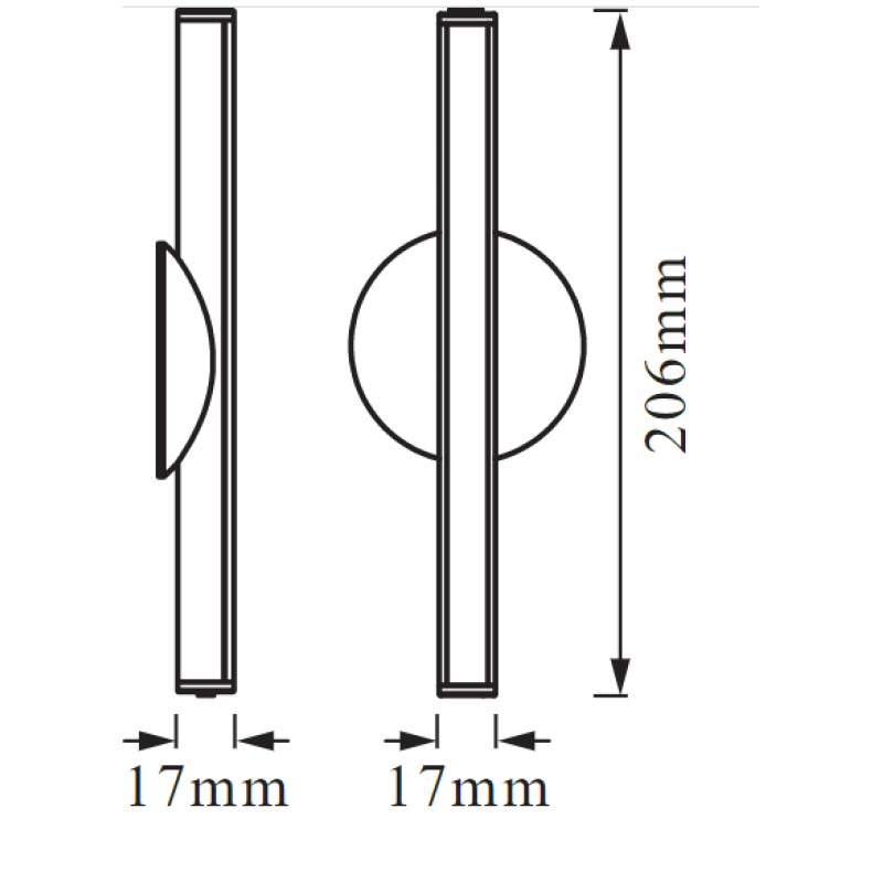 Нічник 2.00W 5V 150lm 4000K 580mAh 206x17mm DIM [4058075399723] Ledvance LEDSTIXX USB змінює становище