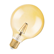 Лампа светодиодная винтажная 6.5W 220V 650lm 2400K E27 DIM 124x168mm [4058075808997] OSRAM led vintage 1906 gl