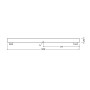 Лампа светодиодная 4.7W 220V 470lm 2700K S14s DIM 29x500mm прямая [4099854232879] OSRAM LEDinestra