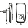 Ночник-фонарь 2.00W 230V 10-20lm 3000-6500K 250mAh 63x122x79mm [4099854530739] Osram LUNETTA TORCH