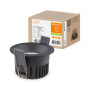 Светильник точечный 8W 220V 680lm 3000K ⌀81mm DIM IP44 черный [4058075799585] Ledvance SP FIX P