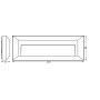 Уличный LED 1,9W 220V 85lm 3000K IP65 230x27x80mm [4099854217425] Ledvance Style Ivan Wall