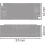 LED драйвер 10x1 13W 220-240V вихідна 17-36V 350mA DIM IP20 [4058075239814] DR PC-PFM Osram