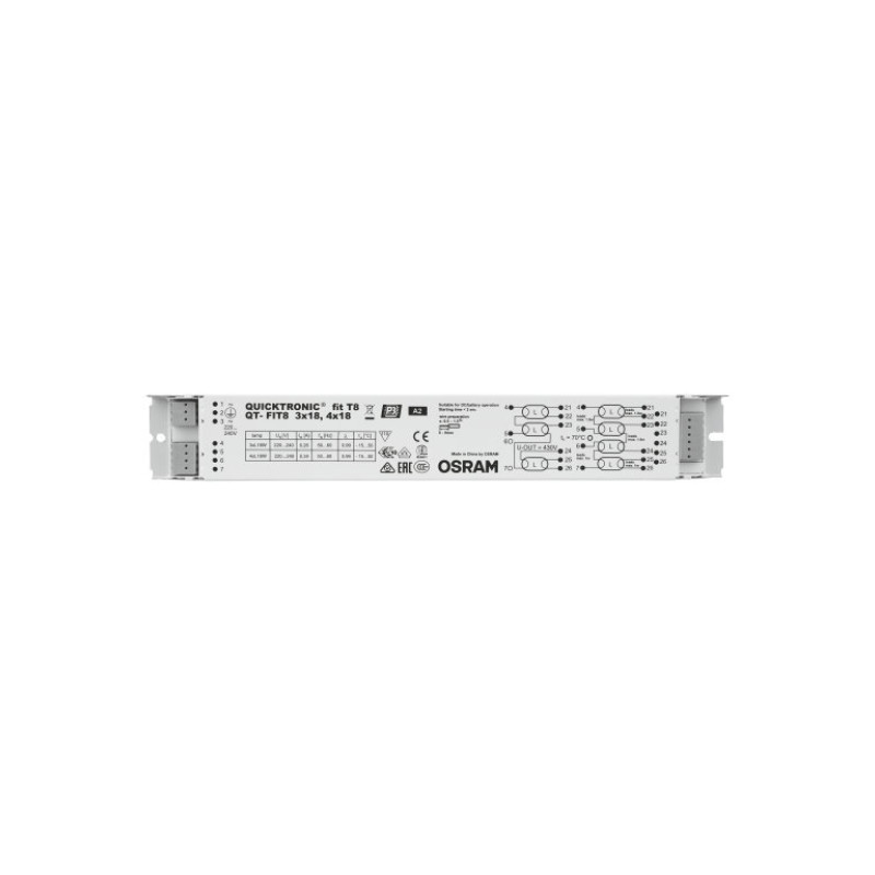 3x18/4x18 ЭПРА для люминесцентных ламп T8 220-240V IP20 [4008321294302] QT-FIT8 Osram