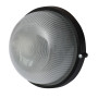 Світильник 60W 230V E27 IP54 круглий 177х85mm чорний [l002001] E.NEXT e.light.1301.1.60.27.black