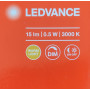 Ночник 0.50W 220V 15lm 3000K 55x64x63mm [4058075759343] Ledvance LUNETTA RAINDROP DIM с датчиком освещенности