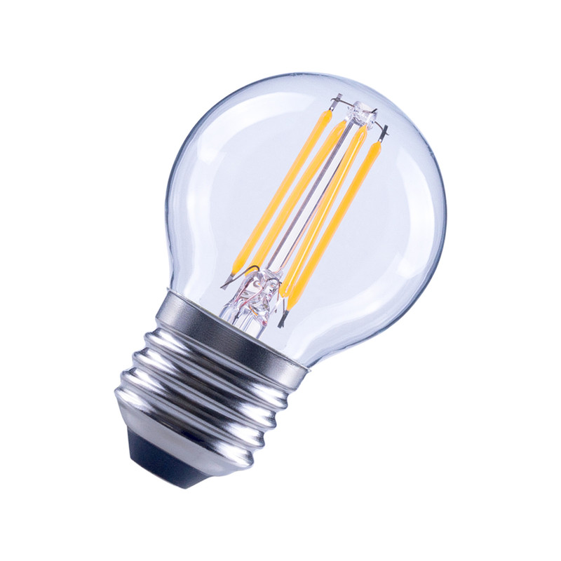 Лампа филаментная 7,5W 230V 1055lm 4000K E27 45x84mm шар [4099854569807] LED VALUE CL P75 FIL OSRAM