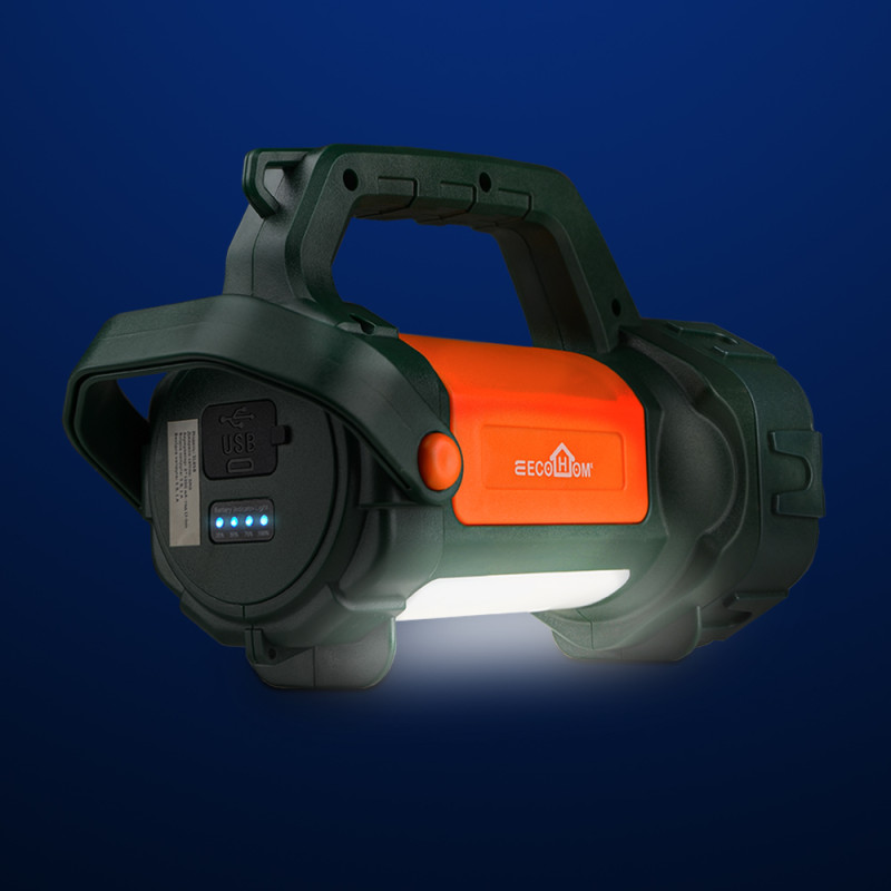 LED ліхтар ручний 400lm [ECO018001008] ECOНОМЕ SL85B на акумуляторі