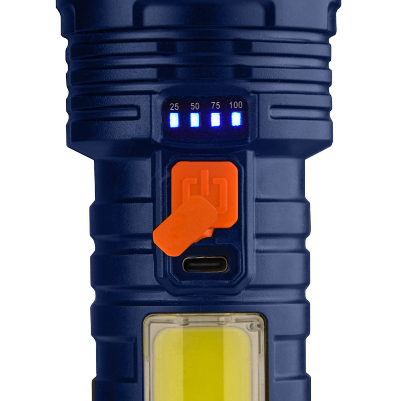 LED ліхтар ручний 150lm [ECO018001011] ECOНОМЕ PF400R на акумуляторі