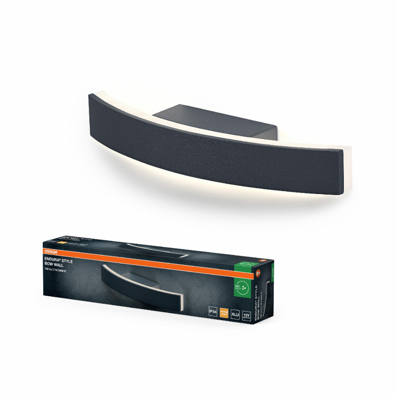 Світильник 7W 230V 280lm 3000K IP54 270x58x37mm [4099854453014] Osram ENDURA STYLE BOW