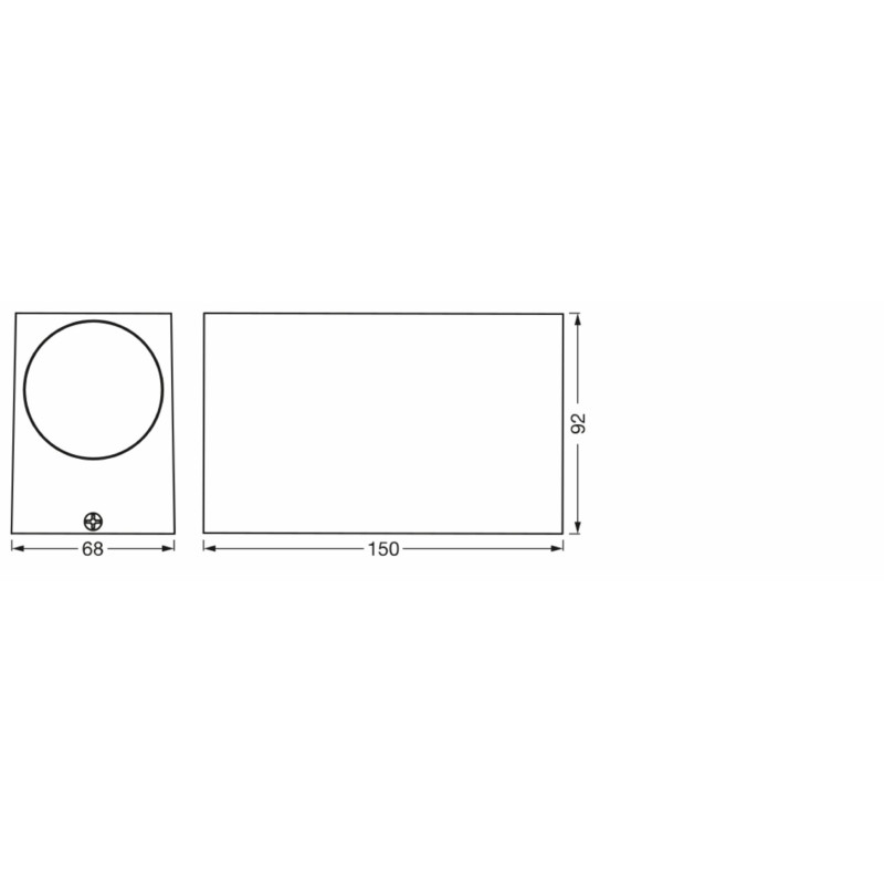 Світильник 230V IP44 92х150mm [4099854447723] Osram Endura Classic Square
