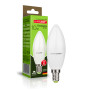 Лампа светодиодная 10W 220V 900lm 3000K E14 37x108mm свеча [4262380665057] EUROLAMP LED-CL-10143(P)