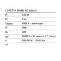 Ночник 0.28W 230V 5lm 3000K 60x90x60mm [4099854530654] Osram LUNETTA Shine с датчиком освещенности в розет.