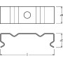 Кронштейн для установки профиля РW01 , Ledvance [4058075276611], Ледванс