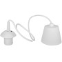 Светильник потолочный 220V E27 Ø37x60mm длина провода 1м белый [l0510013] E.NEXT e.save.pendant.p11.е27.white