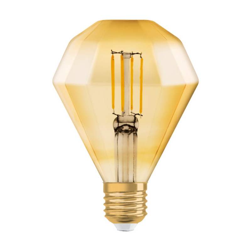 Лампа светодиодная винтажная 4.5W 220V 470lm 2500K E27 110x142mm филаментная [4058075091955] OSRAM Vintage1906