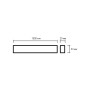 Шинопровод однофазный 1000мм белый [4262380661691] TR-1000(white) EUROLAMP