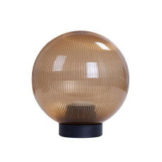 Светильник парковый тип шар Ø200mm 220V E27 IP44 золотистый призма [l0120123] E.NEXT e.street.light.200.gold.pr.ua