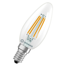 Лампа филаментная 3,4W 230V 470lm 2700K E14 DIM 35x100mm свеча [4099854445712] LED CL B40 FIL OSRAM