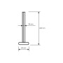SMART светильник 5W 5V RGB 620x90mm черный [4262380666122] EUROLAMP LED-TL-5W(RGB)
