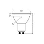 Лампа LED 7W 220V 650lm 3000K GU10 DIM 50x52mm рефлекторная [4099854241932] Ledvance PAR16