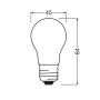 Лампа светодиодная 3,4W 230V 470lm 2700K E27 DIM 45x84mm шар [4099854443978] LED CL P40 OSRAM