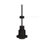 Світильник стельовий 220V E27 IP20 68x84mm [4058075227996] Ledvance Vintage 1906 PenduLum Black