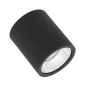 Накладной LED светильник 15W 220V 1575lm 3000K ⌀90mm IP65 черный [4058075769007] Ledvance DL Surface DN