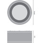 Накладной LED светильник 45W 220V 4725lm 3000K ⌀250mm IP65 белый [4058075769212] Ledvance DL Surface DN