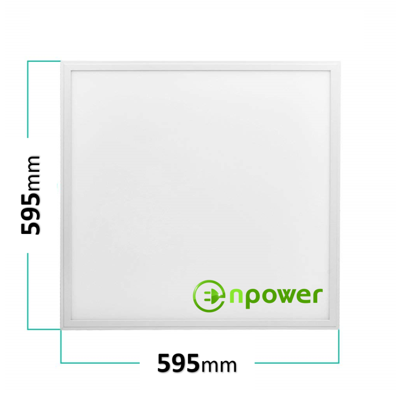 Светодиодная панель Enpower 595х595mm 6500K 3000lm 36W с блоком питания [ENP-3665-6060] LED Slim Panel