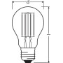 Лампа светодиодная 7.5W 220V 1055lm 2700K E27 60х112mm груша [4058075288669] led Value classic A OSRAM