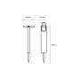 LED Светильник уличный 2W 5V 150lm 6500K IP54 1800mAh солнечная батарея [4262380667181] LED-2W/6500K(S2) EUROLAMP