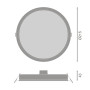 Вбудований LED світильник 24W 220V 2400lm 4000K ⌀215mm IP44 білий [4058075703223] Ledvance Downlight