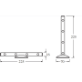 Ночник 0.6W 4.5V 25lm 6500K 3x 1.5AAА 221.5x16.2mm [4099854497575] Osram LEDstixx меняет положение