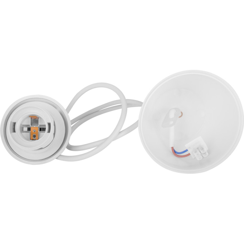 Светильник потолочный 220V E27 Ø37x60mm длина провода 1м белый [l0510013] E.NEXT e.save.pendant.p11.е27.white