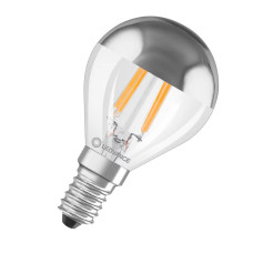 Лампа светодиодная 4W 220V 350lm 2700K E14 45x77mm филаментная [4099854070037] LEDVANCE LED CLASSIC P MIRROR P