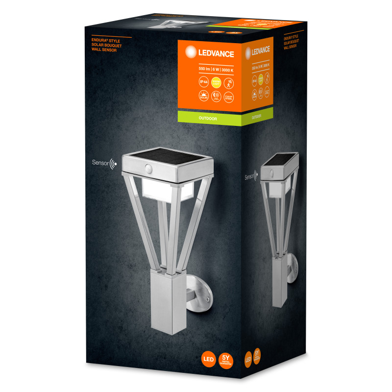 Світильник 6W 3V 3000K IP44 365х150mm [4058075564503] Ledvance ENDURA STYLE SOLAR BOUQUET