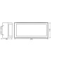 Уличный LED 40W 230V E27 IP65 260x88x120mm [4099854445941] Osram Endura Classic Cuadra